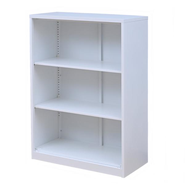 山善　組立式キャビネット　下置き　ホワイト　幅８０×高さ１１３×奥行４０ｃｍ　ＣＳＣ−ＯＰ３（ＷＨ）