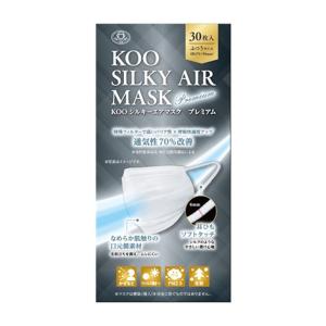 KOO シルキーエアマスク プレミアム 立体型 ふつうサイズ 30枚入