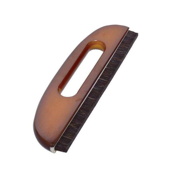 極東産機　高級２行ブラシ　豚毛　穴あき　９寸２７０ｍｍ　１２−５０９５