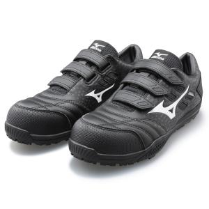 ミズノ　安全靴　ＡＬＭＩＧＨＴＹ　ＴＤ２２２Ｌ　ブラック×ホワイト　２６．０ｃｍ｜komeri
