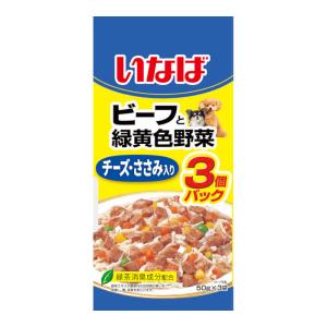 いなば ビーフと緑黄色野菜 チーズ・ささみ 50...の商品画像
