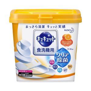 花王　食洗機用キュキュット　クエン酸効果　オレンジ　本体　６８０ｇ｜komeri