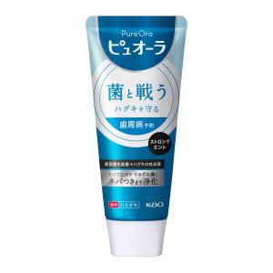 花王　ピュオーラ　薬用ハミガキ　ストロングミント　１１５ｇ 3個セット｜komeri