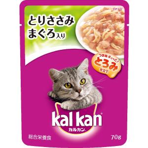 マースジャパン　カルカンパウチ　とりささみまぐろ入り　７０ｇ｜komeri