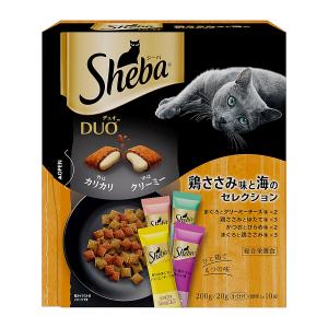 シーバ デュオ 旨みがつお味セレクション 200g/猫 カリカリ : V