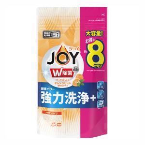 Ｐ＆Ｇ　ジョイ　Ｗ除菌　食洗機用　オレンジピールの香り　つめかえ用　特大　９３０ｇ 8個セット｜komeri