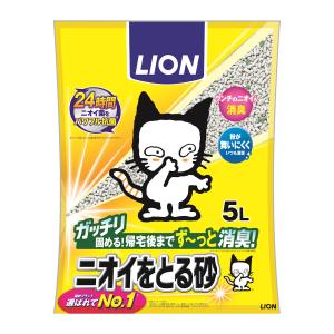 ペットキレイ ニオイをとる砂 無香 5Lの商品画像