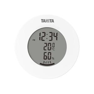 タニタ　デジタル温湿度計　ホワイト　ＴＴ５８５ＷＨ｜komeri