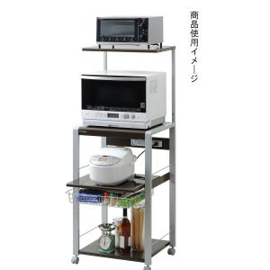 エムケー精工 ORH-202K オープンラック フローリエ 組立式 4段ハイ