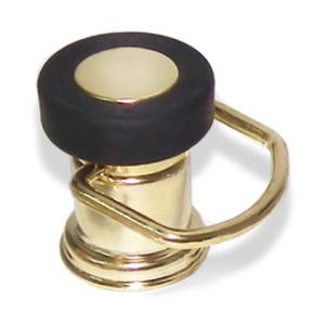 Ｎｅｗ　Ｈｉｋａｒｉ（ニューヒカリ）　ルーム戸当　ゴールド黒ゴム　フック付　ＳＨ−ＴＲ１５ＧＫ