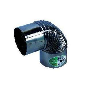 黒耐熱 ステンレス 煙突用 二つ割 φ120mm用 厚み0.8mm ［二つ割バンド