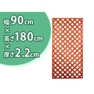 細枠ブラウンラティス　９０×１８０ｃｍ 6個セット