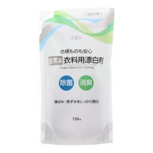 Ｌ’ＣＲＥＳＴ（ルクレスト）　酸素系衣料用漂白剤　詰替用　７２０ｍＬ 12個セット｜komeri