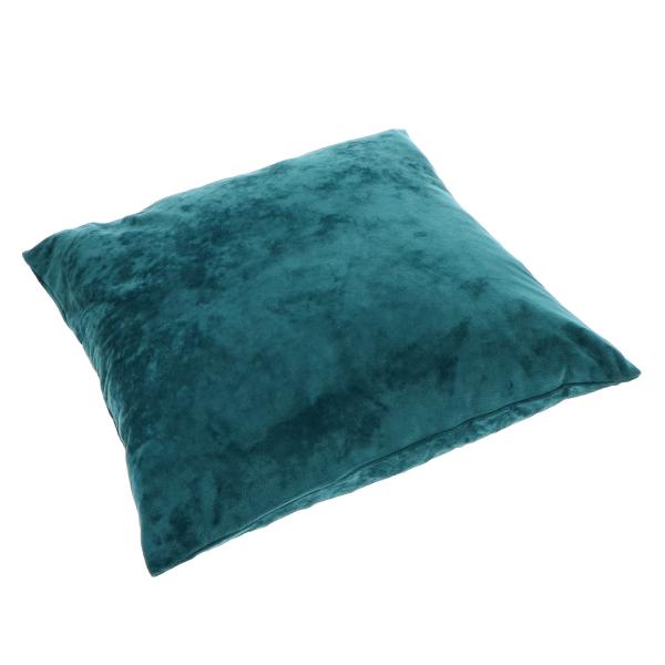 アテーナライフ　クッションカバー　ベルベット　グリーン　４５×４５ｃｍ