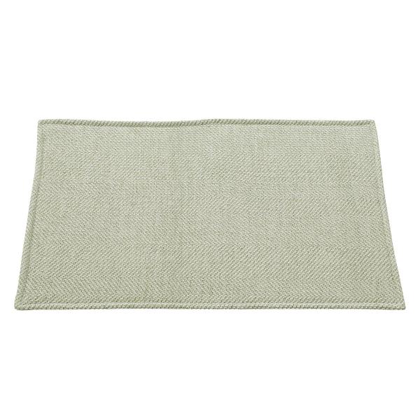 アテーナライフ　ジャカード玄関マット　ボワ　グリーン　５０×８０ｃｍ