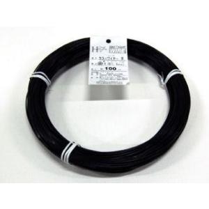 カラー針金 黒 #16×100m 1kgの商品画像
