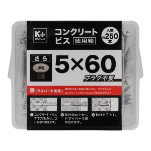 K+BUILD コンクリートビスさら 徳用箱 ...の詳細画像2