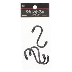 Ｋ＋ＢＵＩＬＤ　Ｓカン　小　ブラック　３個入り
