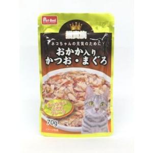 Ｐｅｔ　ａｍｉ　猫貴族　かつお・まぐろ　おかか入り　７０ｇ 12個セット