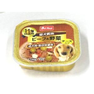 Petami 愛犬貴族 トレイ ビーフ＆野菜チーズ入り 11歳以上用 100g 6個セット