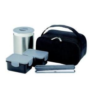 ほかほかランチ保温弁当箱　ブラック