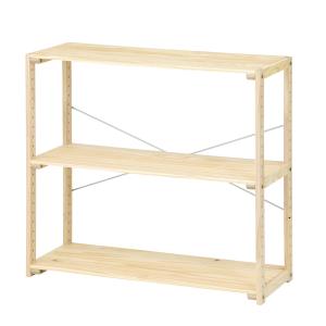 アテーナライフ パインラック 60cm幅 4段 6030−4