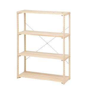 無印良品 パイン材ユニットシェルフ 中 幅86*奥行39.5*高さ120cm