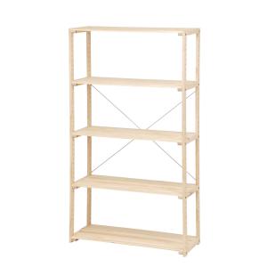 アテーナライフ パインラック 80cm幅 4段 8040 GN056