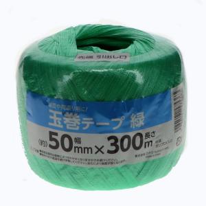 コメリ　玉巻テープ　５０ｍｍ×３００ｍ　緑