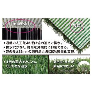 K+BUILD 水はけが良い 防草 軽量 リア...の詳細画像2