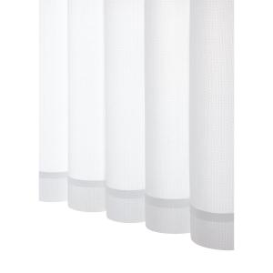 アテーナライフ レースカーテン ライトファイン 遮像採光 ホワイト １００×１０８ｃｍ ２枚組の商品画像
