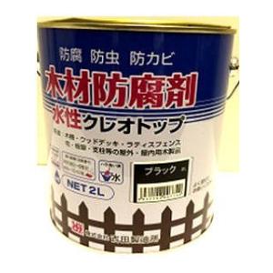 水性　クレオトップ　ブラック　２Ｌ