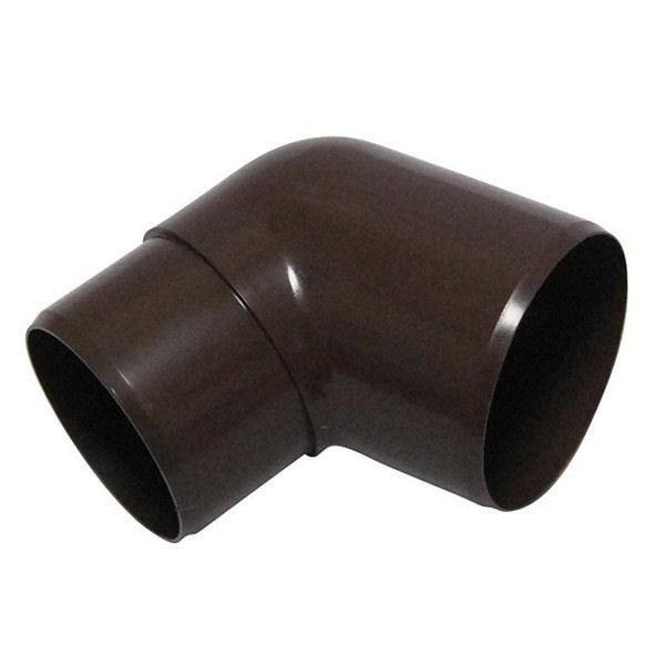 丸エルボ８０°　ブラウン　直径４２ｍｍ