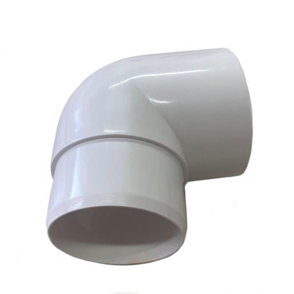 丸エルボ８０°　直径４２ｍｍ用　ホワイト