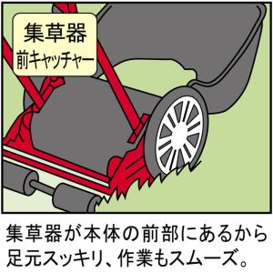 キンボシ 手動芝刈機 ミラクルバーディーモアー...の詳細画像4
