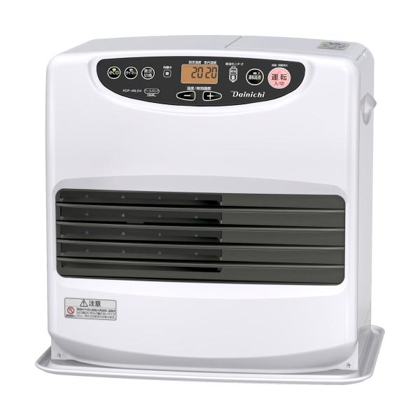 ダイニチ　石油ファンヒーター　木造１２畳　ムーンホワイト　専用収納カバー付　ＫＤＦ−４６ＬＤ４（Ｗ）