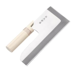 めん切り包丁 壮次郎27cm 白木柄 ステンレス そば切り 包丁 蕎麦切り