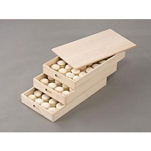 総桐 ふた付き もち箱 3段組 木製 桐製 餅箱 フードコンテナー お菓子