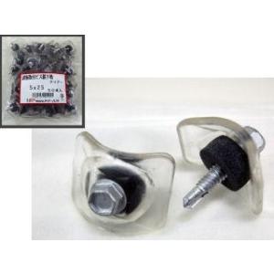 ポリカ波板ビス　鉄下地用　５×２５　クリアー　５０本入