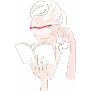 ハズキルーペ ラージ カラーレンズ 1.85倍 紫の詳細画像4