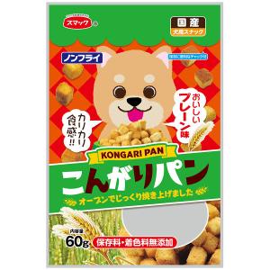 スマック　こんがりパン　プレーン味　６０ｇ｜komeri