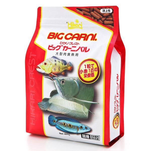 キョーリン　ひかりクレスト　ビッグカーニバル　大型肉食魚用　４００ｇ