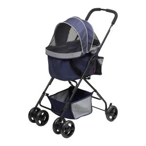 わんわんカート 多頭用 DXPlus ストライプグリーン ( 1台 )/ : 爽快