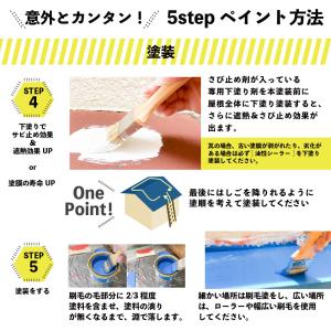 水性シリコン遮熱塗料 屋根用 14Kg ネオブラックの詳細画像3