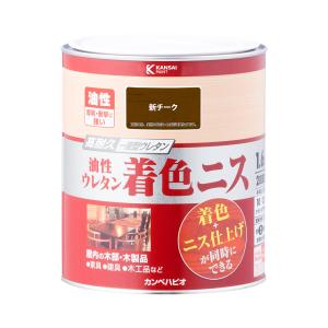 油性ウレタン着色ニス 1．6L 新チーク