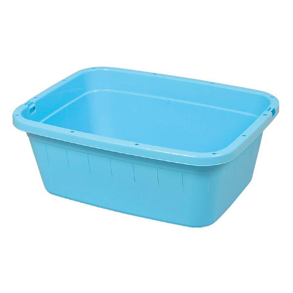 トンボ　角型タライ　ブルー　８０型