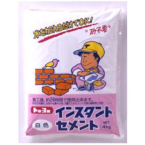 インスタントセメント 4kg 白色