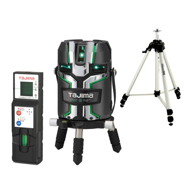 Ｔａｊｉｍａ　タジマ　ＺＥＲＯ　ＧＲＥＥＮ　センサーＫＪＣ　受光器・三脚セット　ＺＥＲＯＧ２ＬＳＫＪ...