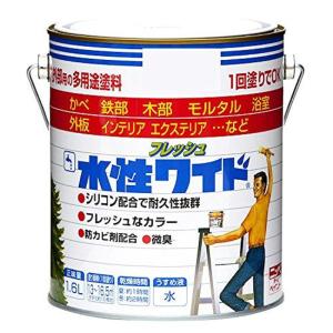 ニッペホームプロダクツ　水性フレッシュワイド　１．６Ｌ　ミルキーホワイト｜komeri