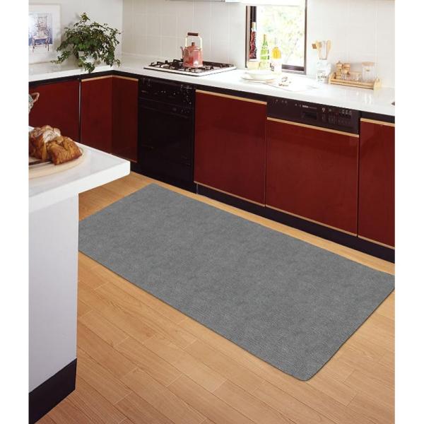 明和グラビア　１帖ニードルパンチ　ＲＰ−８０Ｎ　グレー　８０ｃｍ×１７０ｃｍ 12個セット